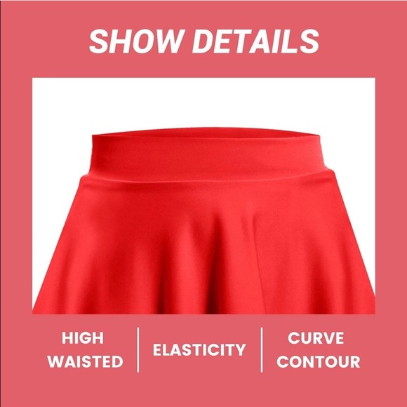 Mini Skater Skirt for Women Stretchy Flowy Skirt ( brand new in package ) - Picture 4 of 4
